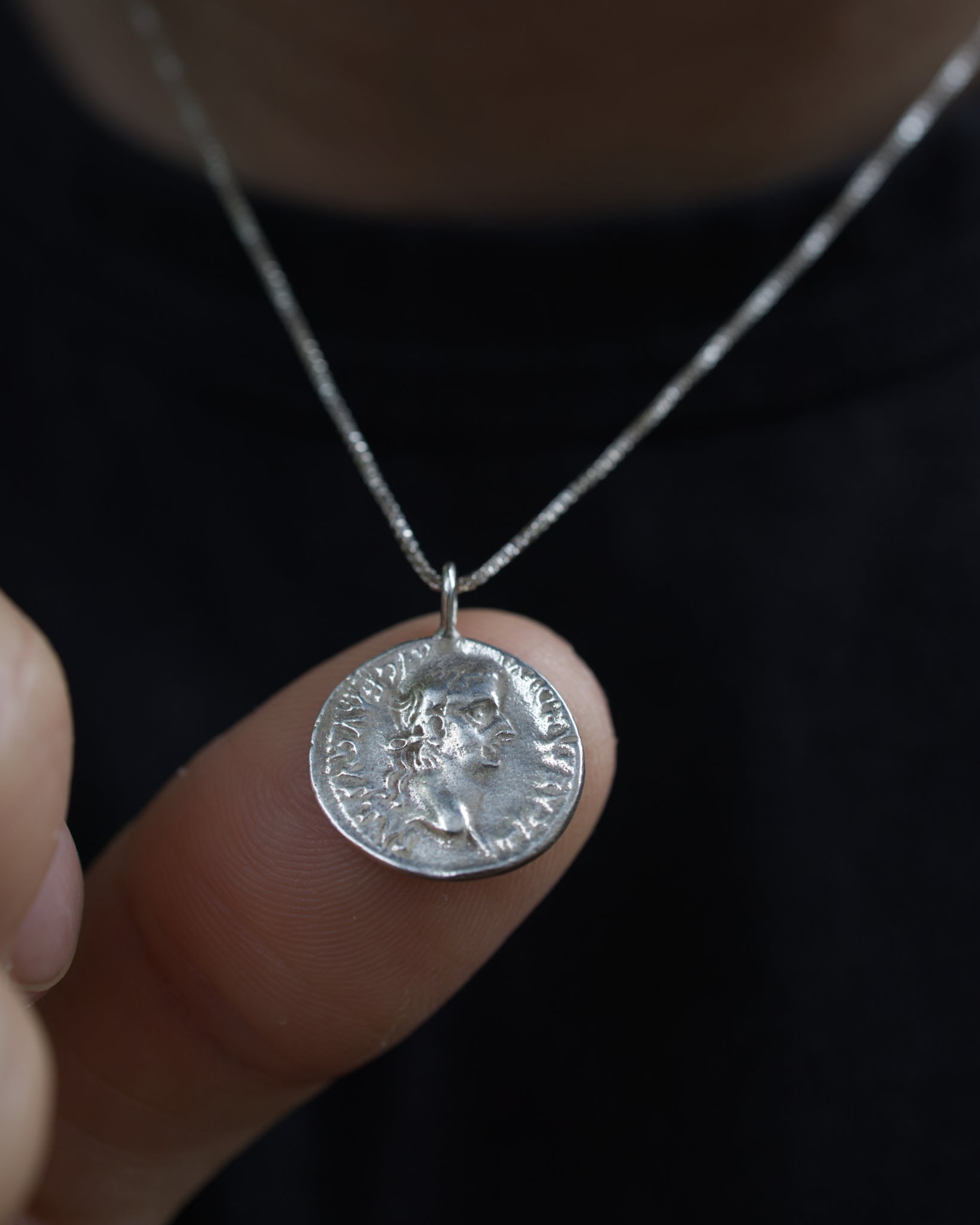 Denarius Coin Necklace